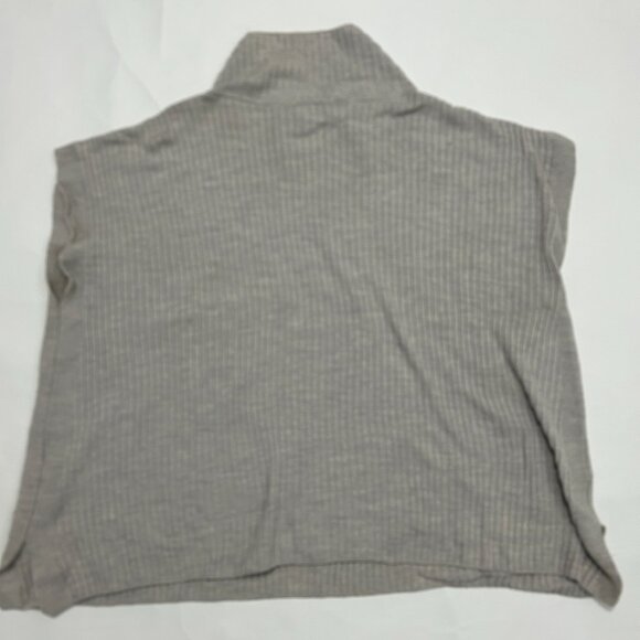 EILEEN FISHER Sweater Womens sz 1X Gray wool Turtleneck Italian Yarn Minimalist - Picture 8 of 11